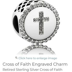 Sterling Silver Cross of Faith Charm